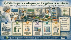 6 Pilares para a adequação à vigilância sanitária