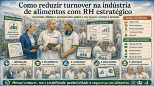 Como reduzir turnover na indústria de alimentos com RH estratégico