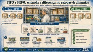 FIFO e FEFO entenda a diferença no estoque de alimentos