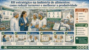 RH estratégico na indústria de alimentos como reduzir turnover e melhorar a produtividade