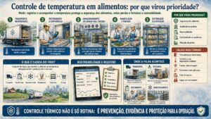Controle de temperatura em alimentos por que virou prioridade