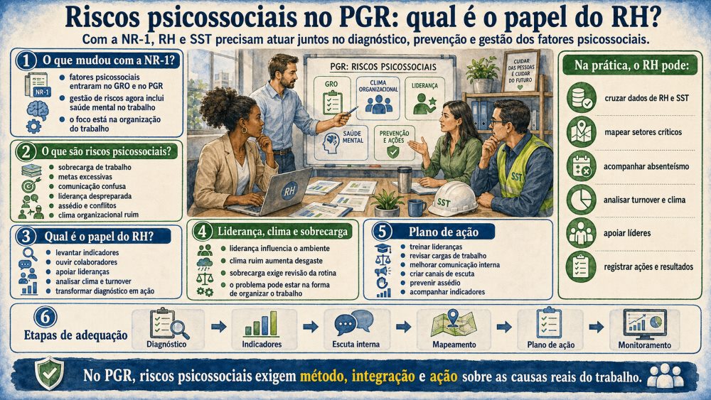 Riscos psicossociais no PGR: qual é o papel do RH?