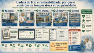 Cadeia do frio e rastreabilidade: por que o controle de temperatura virou prioridade