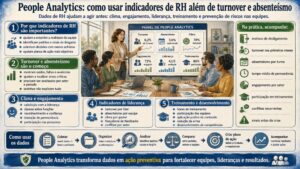 People Analytics como usar indicadores de RH além de turnover e absenteísmo