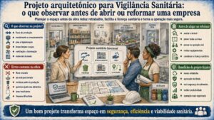 Projeto arquitetônico para Vigilância Sanitária