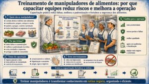 Treinamento de manipuladores de alimentos